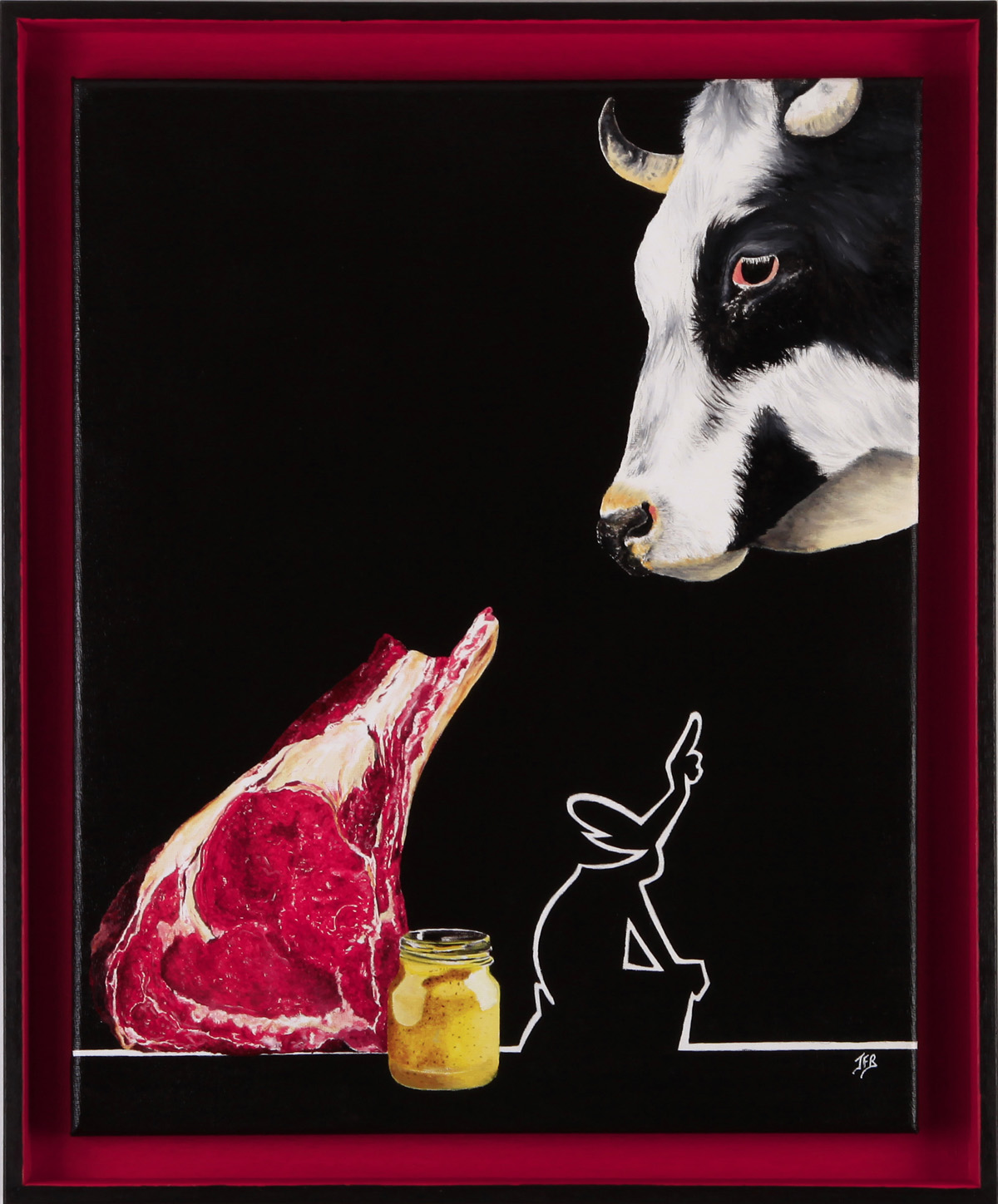 lalinea-boeuf La linea, le boeuf 2025- 48/36cm Vendu