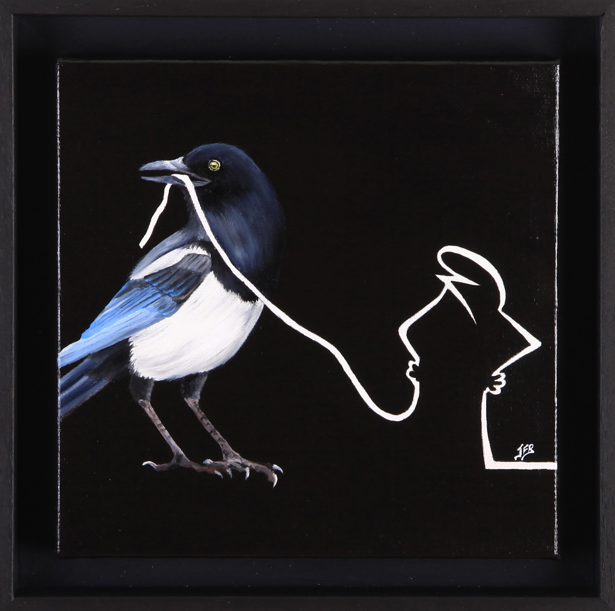 lalinea-pie La linea, la pie 2025 - 20/20cm Vendu