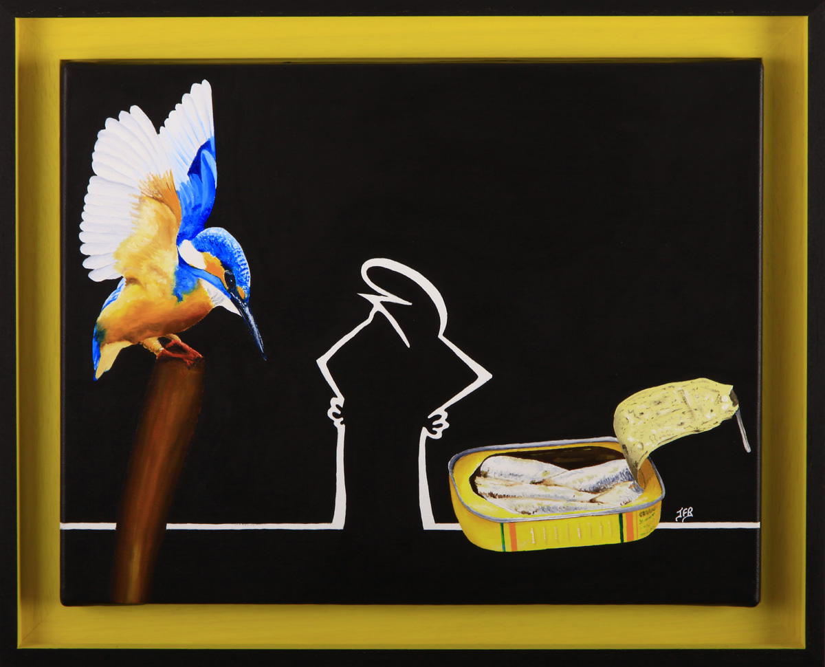 lalinea-sardines La linea, la pêche à la sardine 2024 - 27/35cm Disponible en galerie