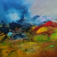 A210822Z Acrylique sur toile 80 x 80cm