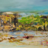 No Name #3 Acrylique sur toile 80 x 100cm