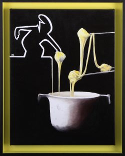 La linea, La fondue
2025 - 27/35cm
Disponible en galerie La linea, La fondue 2025 - 27/35cm Disponible en galerie