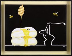 La linea, pas folle la guêpe
2025 - 27/35cm
Disponible en galerie La linea, pas folle la guêpe 2025 - 27/35cm Disponible en galerie